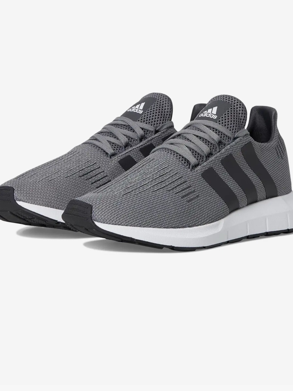 Men’s Adidas Swift Run sneakers in grey/black Sz 8